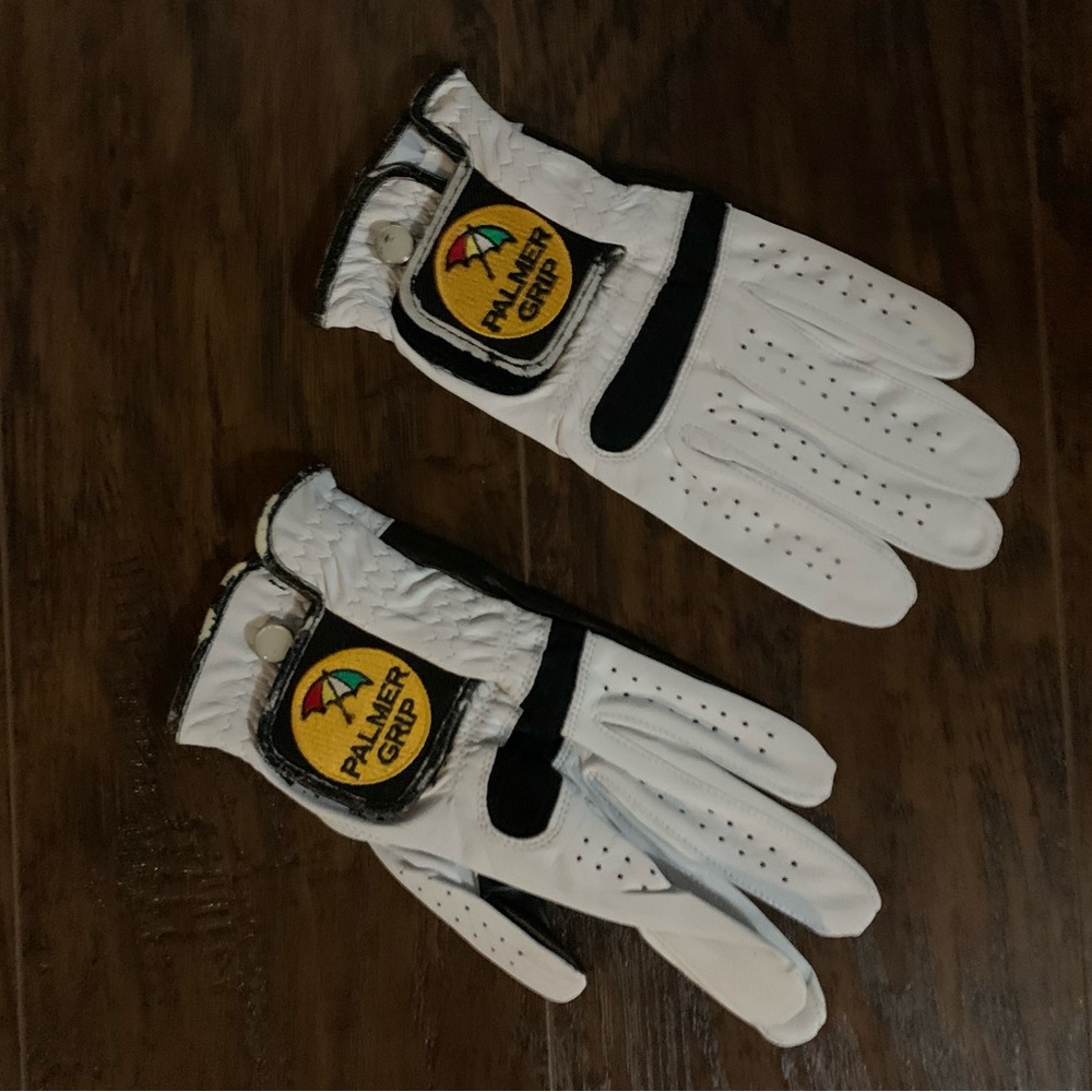 Palker Grip White and Black Men's Gloves “Left”